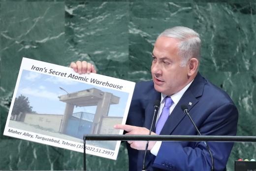 ▲▼ 以色列總理內唐亞胡（Benjamin Netanyahu）在聯合國大會發表演說。（圖／路透社）