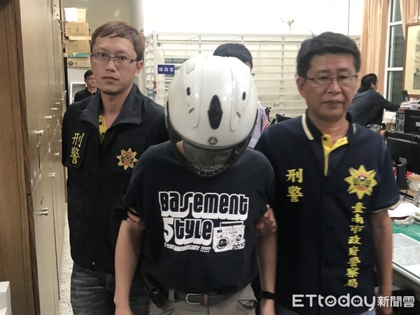 ▲台南市警五分局依殺人未遂等罪嫌將林嫌移送台南地檢署偵辦。（圖／記者林悅翻攝）