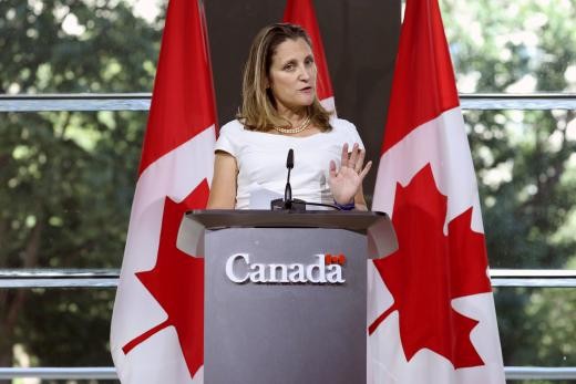 ▲▼ 加拿大外交部長方慧蘭（Chrystia Freeland）。（圖／路透社）