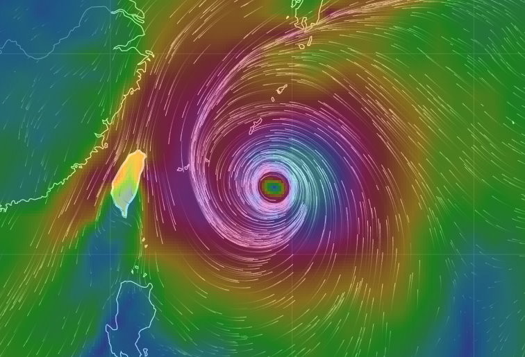 康芮颱風。（圖／氣象局）