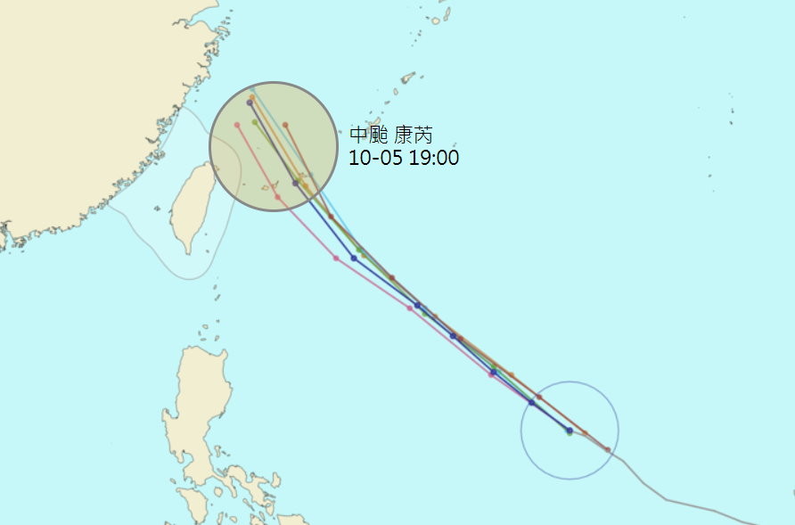 康芮颱風。（圖／NCDR）
