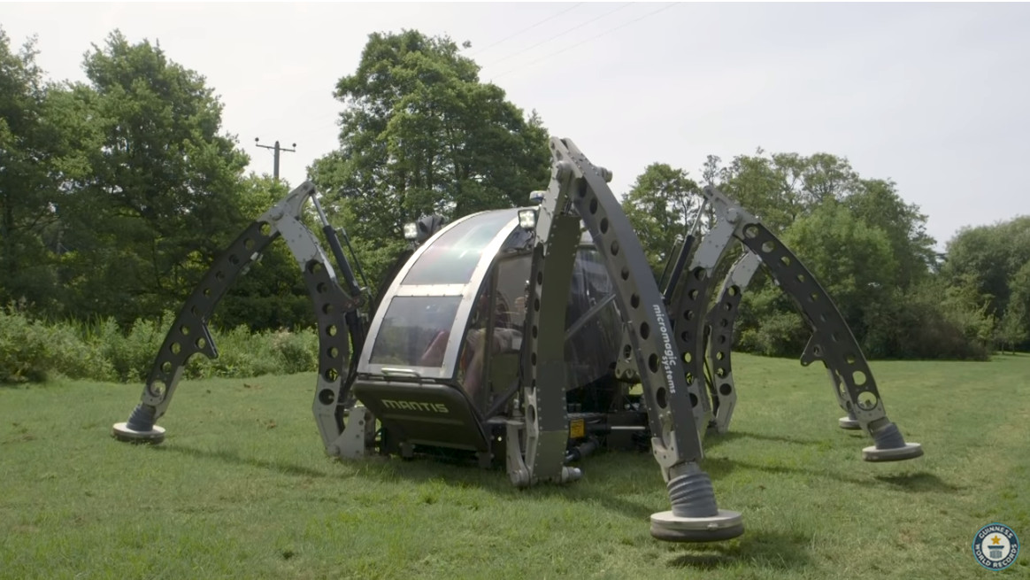 ▲▼世界最大的六腳機器人，還可以遠端操控。（圖／翻攝自金氏世界紀錄官網）