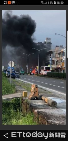 ▲恆春火燒車。（圖／記者陳崑福翻攝）