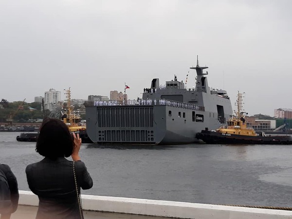 ▲▼菲律賓軍艦抵達海參崴，史上首度訪問俄羅斯。（圖／翻攝自菲律賓駐俄羅斯大使King Sorreta臉書）