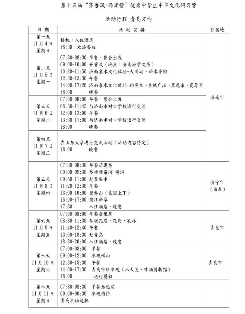 ▲▼建國中學師生受大陸邀請遊山東，8天參訪行程只需要自付9250元機票及保險、簽證費用，校方並給予參與學生公假前往，遭外界質疑是統戰。。（圖／建中提供）