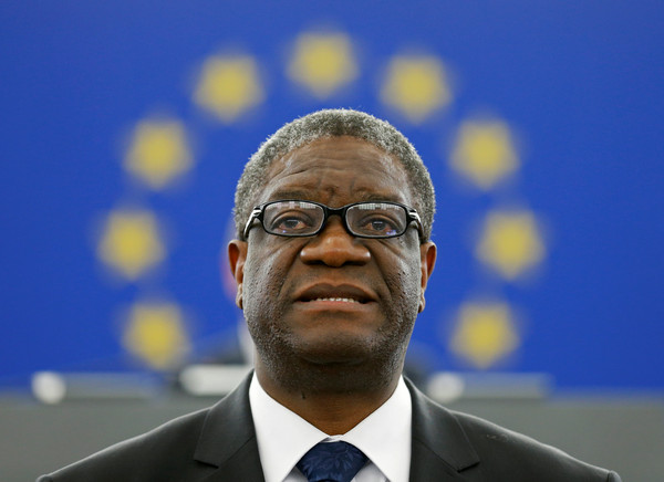 ▲▼ 2018年諾貝爾和平獎得主，剛果民主共和國婦科醫師穆克維格（Denis Mukwege）及曾淪為IS性奴的雅茲迪（Yazidi）女性穆拉德（Nadia Murad）。（圖／路透）