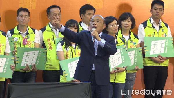 ▲▼新北市長候選人蘇貞昌。（圖／記者徐斌慎攝）