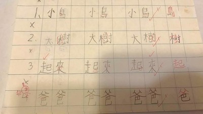 淪為作業的奴隸？小一功課被嚴師糾正　家長看完問：錯在哪裡