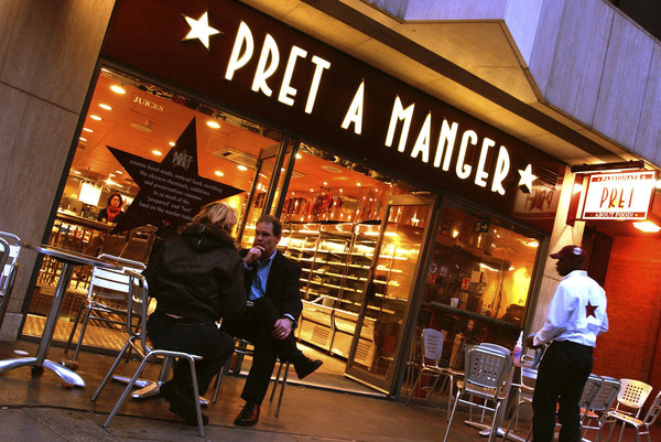 ▲▼英國「Pret A Manger」咖啡廳，連續有兩名顧客因為對店內食物過敏而身亡。（圖／達志影像／美聯社）