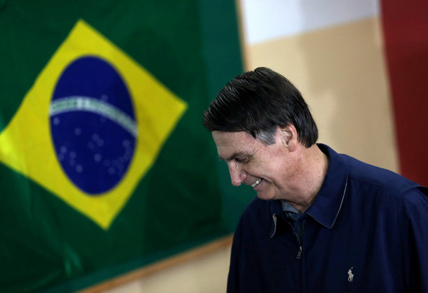 ▲巴西「極右派」總統候選人博爾索納羅（Jair Bolsonaro）。（圖／路透社）