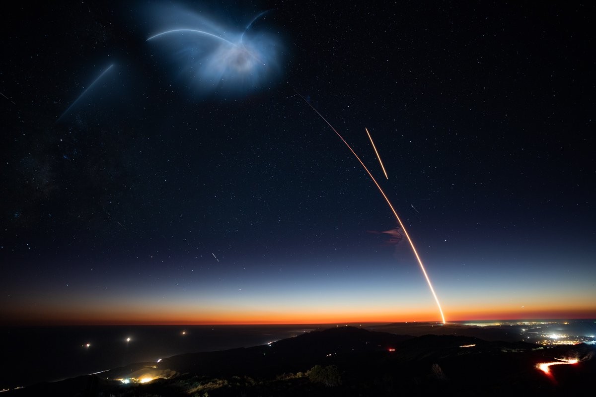 ▲美國太空探索技術公司「SpaceX」今年第17次發射「獵鷹9號」（Falcon 9）火箭。（圖／翻攝自SpaceX推特）