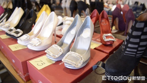 ▲▼台北分署變賣超跑女神收藏名牌女鞋149雙。（圖／行政執行署台北分署提供）