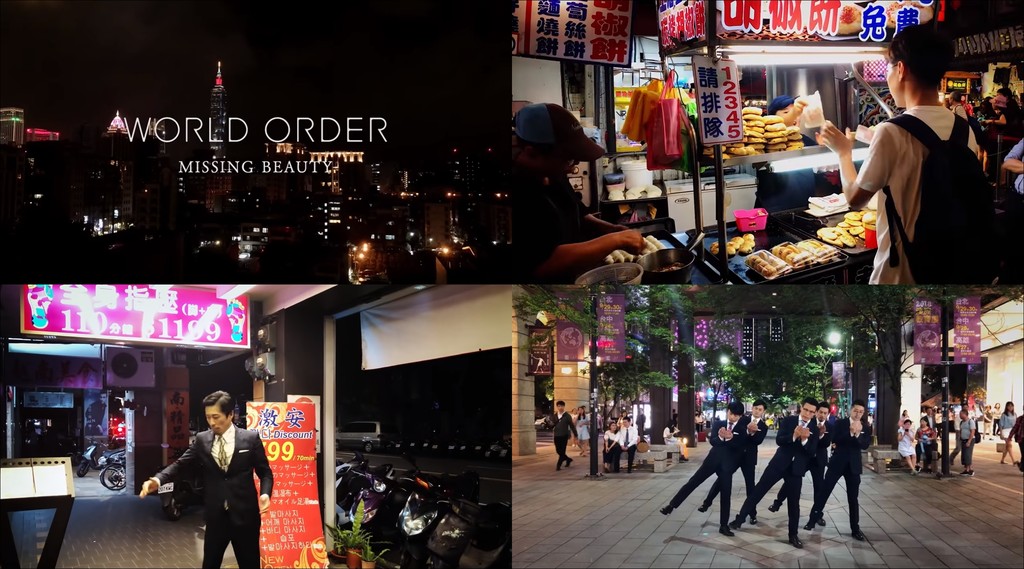 ▲日本西裝大叔World Order「來台拍MV」。（圖／翻攝自YouTube／WORLD ORDER）