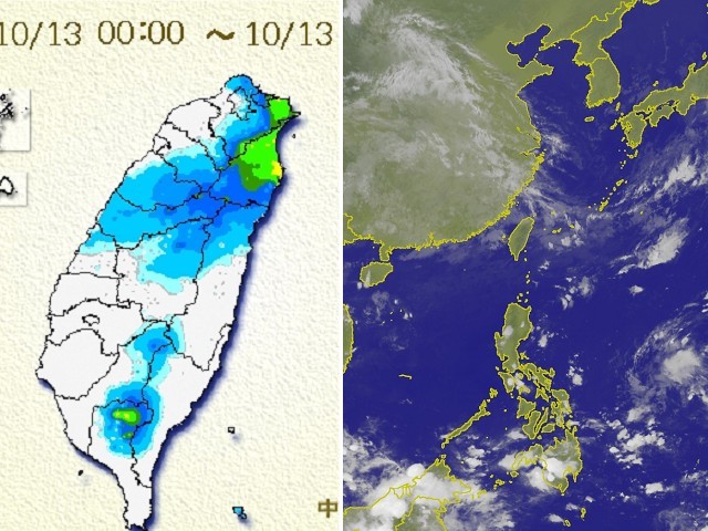 ▲接下來十天，台灣仍受東北風影響，16日開始增強，北部、東北部將轉濕涼天氣。（圖／翻攝中央氣象局網站）