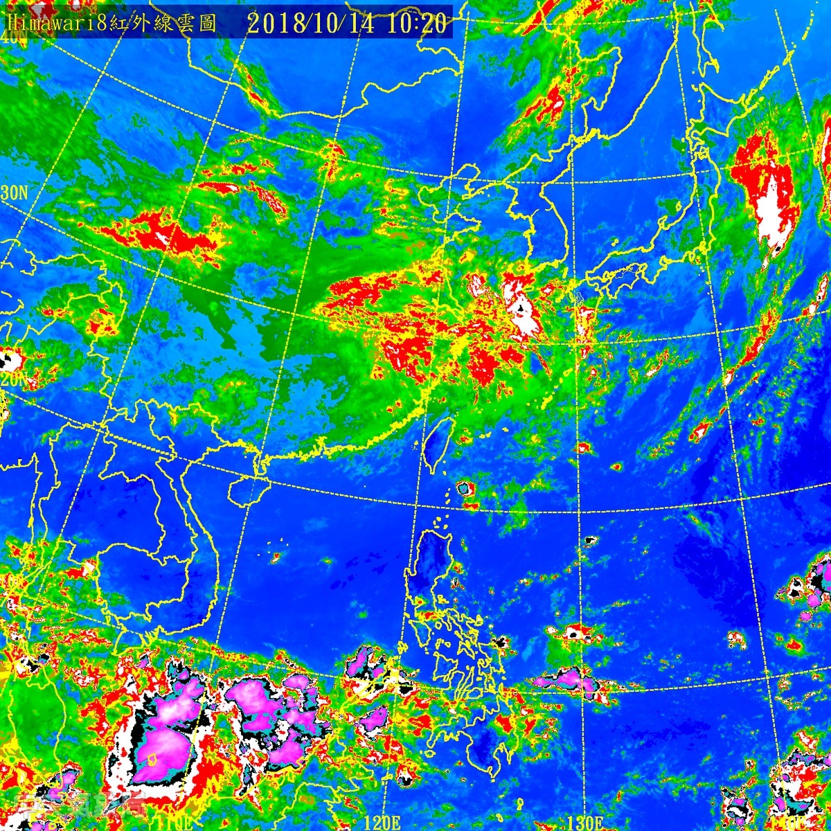 ▲東北風16日起影響台灣，將轉為濕涼天氣。（圖／翻攝中央氣象局網站）