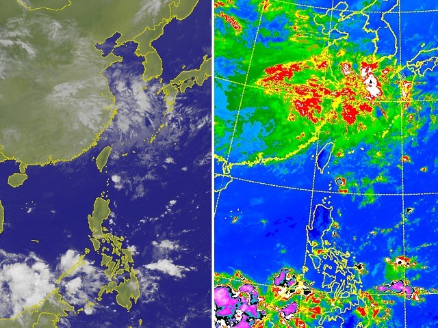 ▲東北風16日起影響台灣，將轉為濕涼天氣。（圖／翻攝中央氣象局網站）