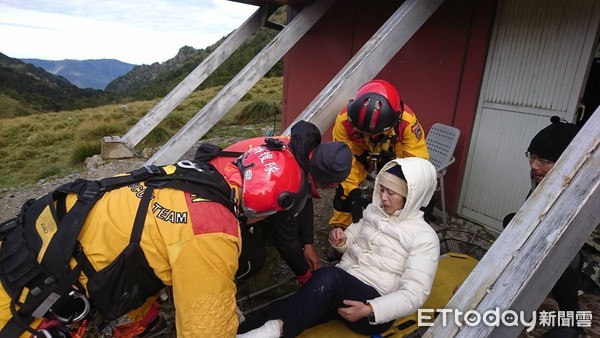 ▲綠島孕婦早期破水再度起飛救援返台後送醫療。（圖／空勤總隊提供，下同）