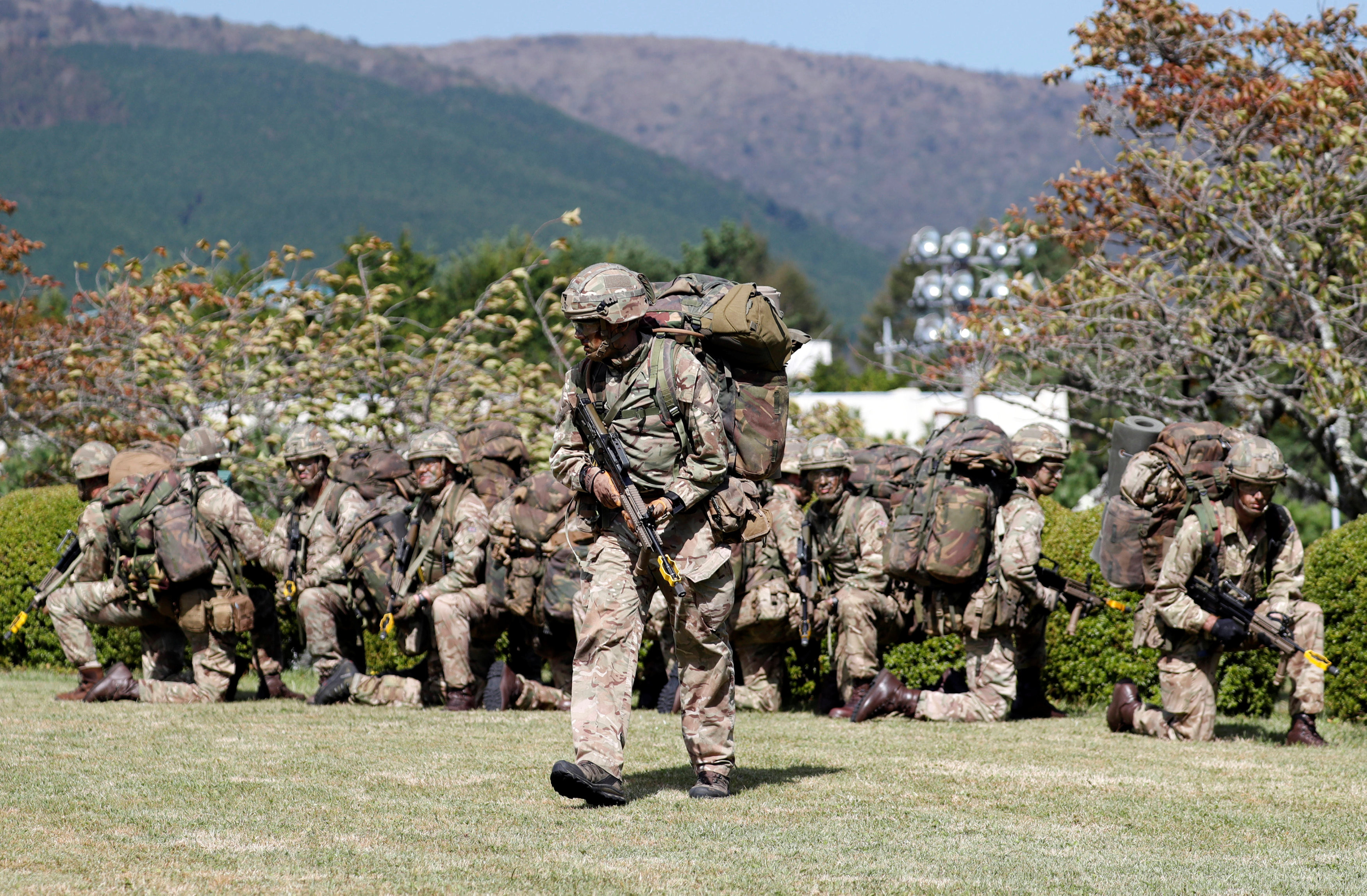 ▲▼英國陸軍。（圖／路透）