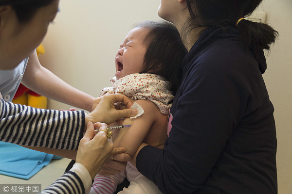 ▲孩童接種疫苗。（圖／CFP）