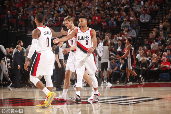 ▲▼里拉德,Damian Lillard,麥卡倫,C.J. McCollum。（圖／CFP）