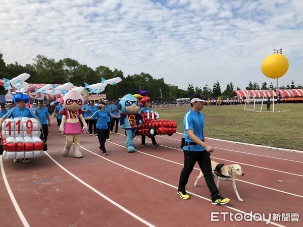 ▲全國消防暨義勇消防人員競技大賽，桃園消防局勇奪各項佳績。（圖／消防局提供）