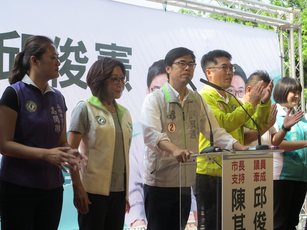 陳其邁呼籲　選民用選票讓高雄贏台灣才會赢（圖／陳其邁辦公室提供）