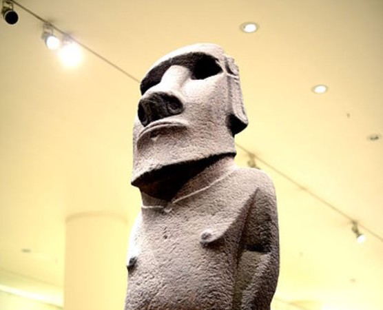 ▲摩艾石像被大英博館150年。（圖／翻攝自維基百科）