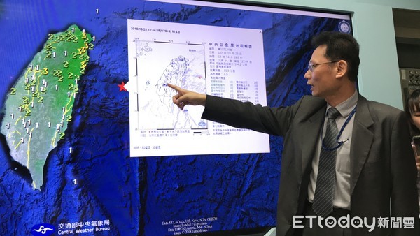 ▲▼氣象局地震測報中心主任陳國昌 。（圖／記者賴文萱攝）