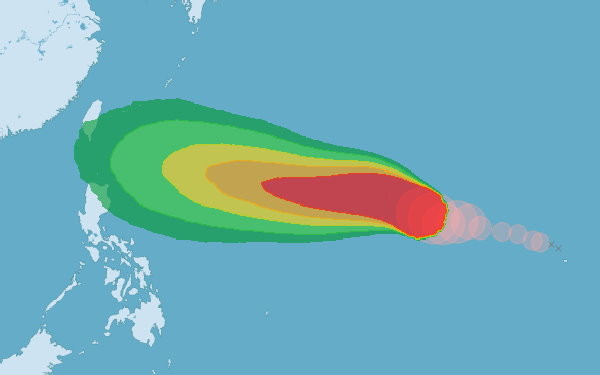 玉兔颱風。（圖／氣象局）