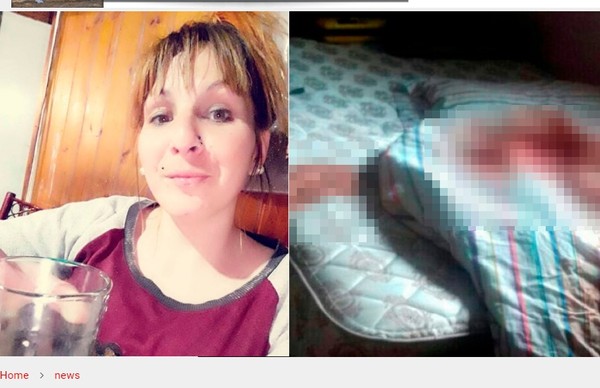 ▲▼阿根廷孕婦下體被塞酒瓶，殘忍殺害。（圖／翻攝自lanetanoticias）