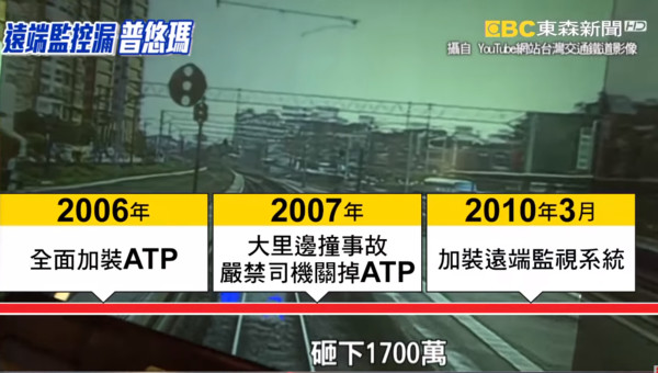 ▲▼砸1700萬裝遠端監視！普悠瑪跑5年被「台鐵遺漏」　司機：看新聞才知。（圖／東森新聞）