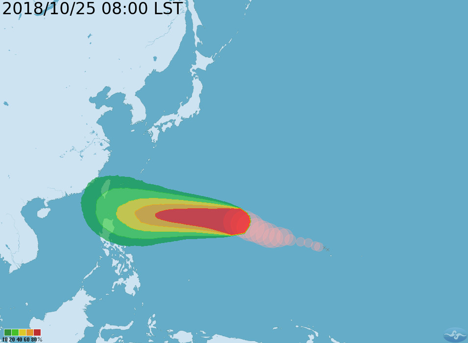 玉兔颱風。（圖／氣象局）