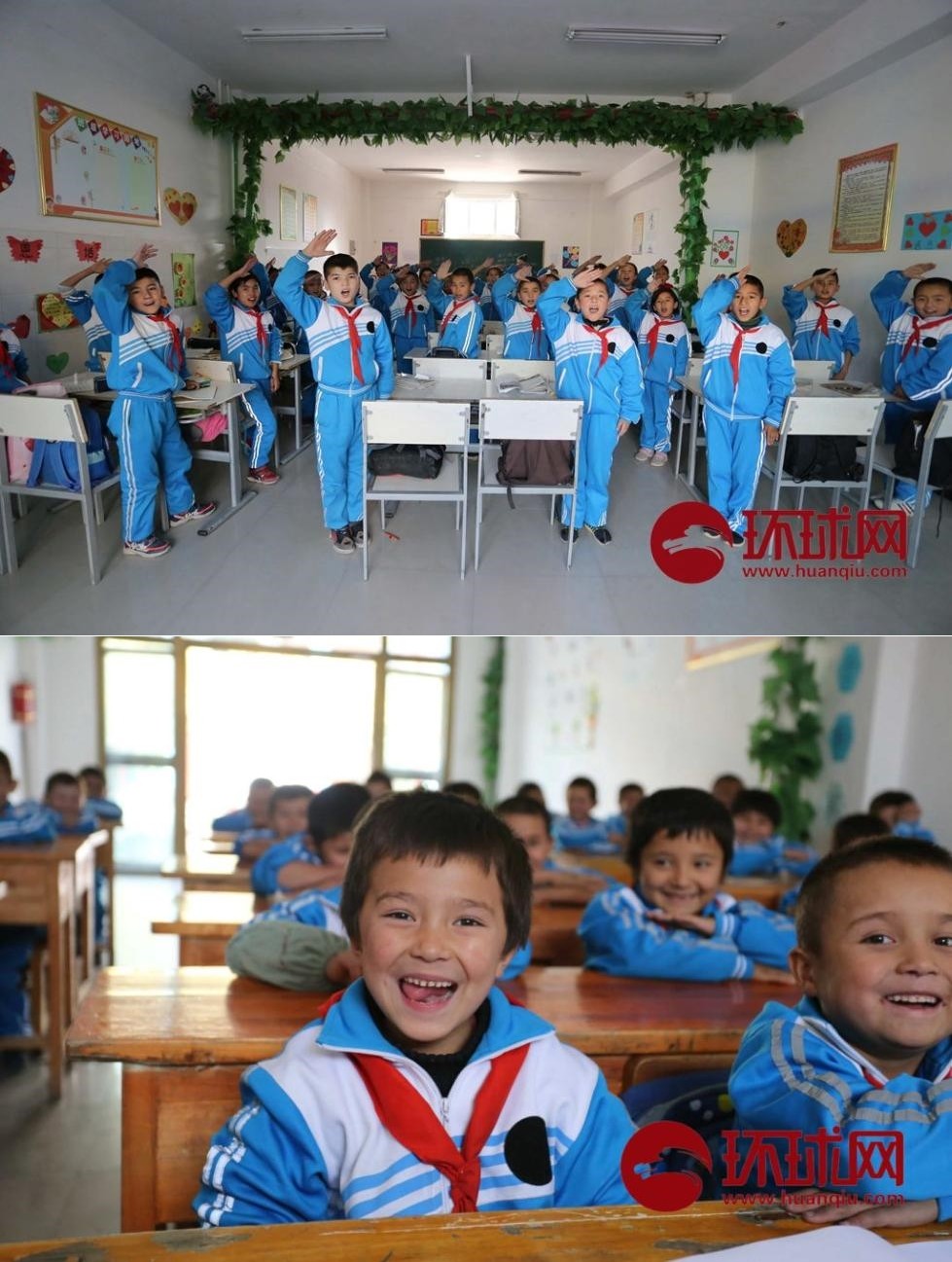▲▼記者實地走訪新疆教培中心。（圖／翻攝自環球網）