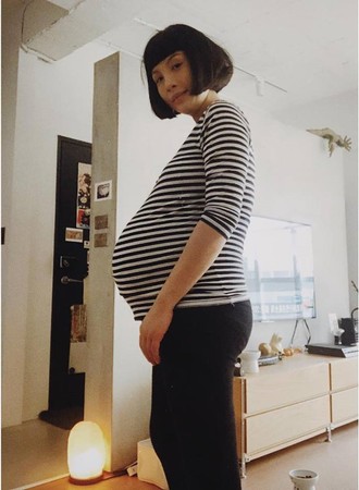 ▲魏如萱懷孕11個月，被說走樣。（圖／翻攝自Facebook／魏如萱）