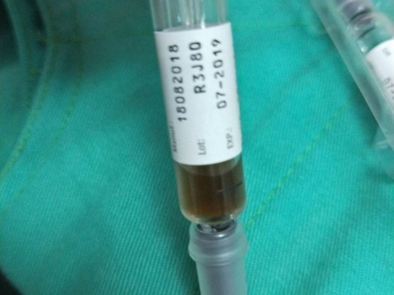 ▲▼變色的巴斯德流感疫苗，顯圖用。（圖／疾管署提供）