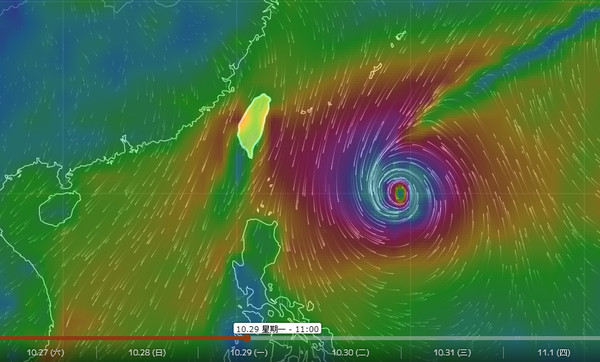 ▲▼玉兔颱風。（圖／中央氣象局）