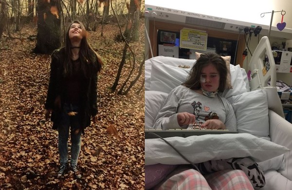 ▲▼外向少女「靈魂禁錮肉體」只能眨眼　聽搖滾歌曲竟能奇蹟走路。（圖／翻攝自gofundme）