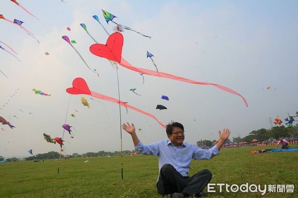▲2018屏東國際風箏節，相招來放風吹。（圖／記者陳崑福翻攝）