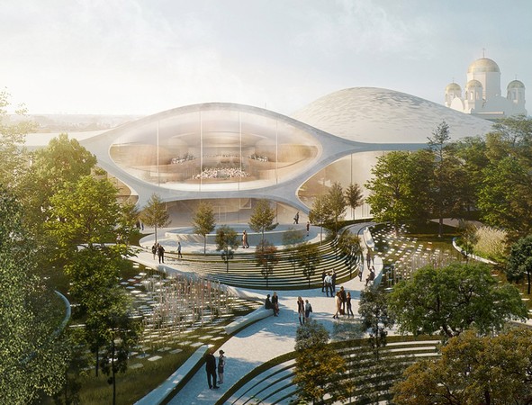 ▲Zaha Hadid Architects在俄羅斯設計新音樂廳。（圖／翻攝Zaha Hadid Architects官網）