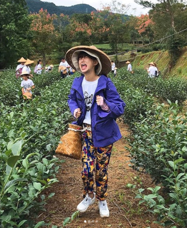 ▲▼白癡公主親姊「白肌大眼」神複製（圖／翻攝自Instagram／87acup）