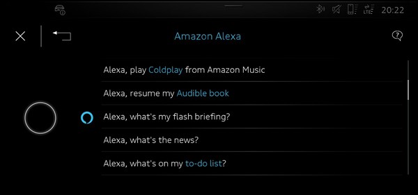 奧迪加碼推出Alexa語音助理　以後車內上網不用帶手機（圖／翻攝自奧迪）