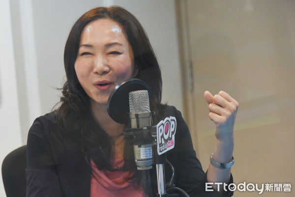 ▲韓國瑜夫人李佳芬露接受POP radio專訪。（圖／記者林敬旻攝）