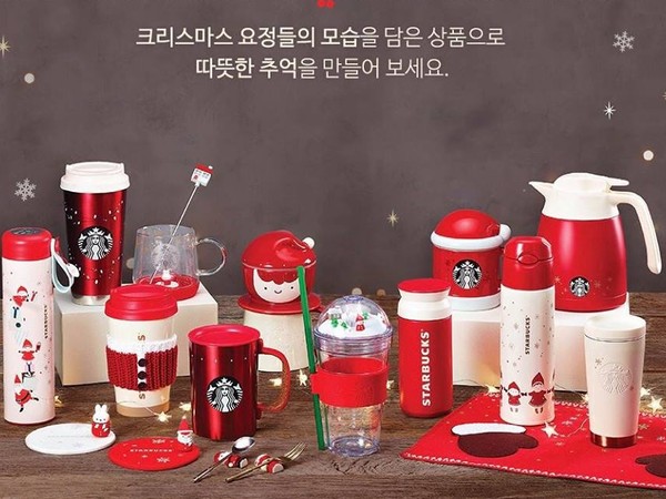 ▲南韓星巴克聖誕節新品（圖／翻攝自韓國星巴克臉書）