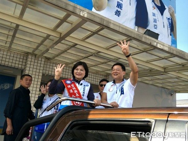 ▲雲林女兒張麗善高人氣，連勝文、周錫瑋相繼南下助選。（圖／記者唐詠絮翻攝）