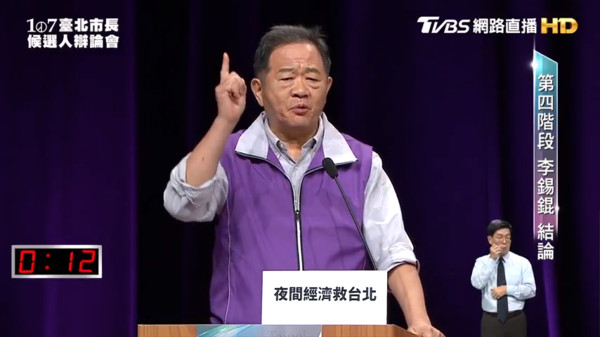 ▲▼2018年台北市長候選人辯論會.結論。（圖／翻攝 TVBS網路直播）