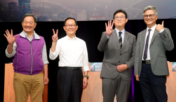 ▲台北市長電視辯論會。（圖／TVBS提供）