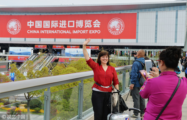 ▲進博會5日在上海開幕。（圖／CFP攝）