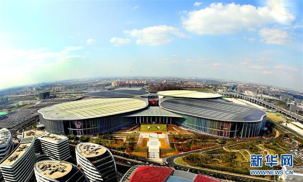 ▲▼進博會，首屆中國國際進口博覽會舉辦場地－國家會展中心（上海）。（圖／新華社）
