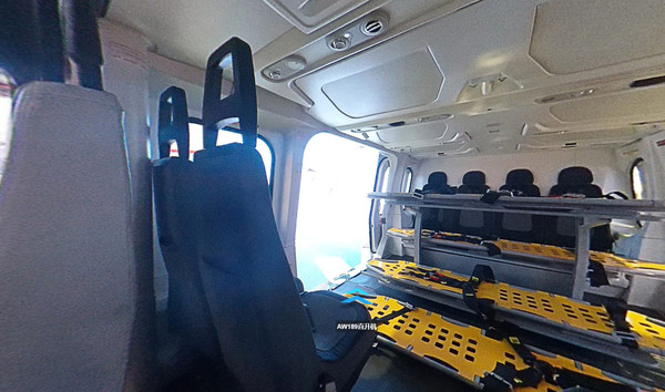 ▲AW189型救援直升機駕駛艙。（圖／翻攝自《澎湃新聞》）