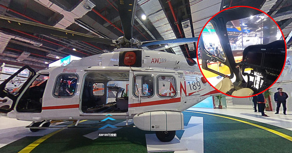 ▲AW189型救援直升機駕駛艙。（圖／翻攝自《澎湃新聞》）